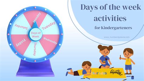 10 Fun Days of the week activities for Kindergarteners - Number Dyslexia