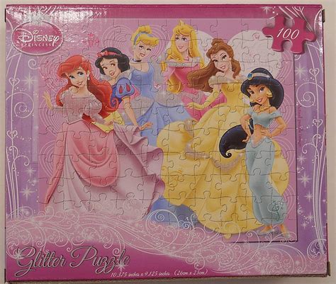 Disney Princess 100 Piece Glitter Effect Jigsaw Puzzle - Walmart.com