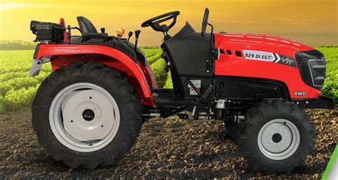 VST Showcases Its Newly Launched 'VST 929DI EGT' Tractor at Krishithon 2022 in Nashik