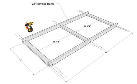 Easy DIY Table Plans - Step by Step Guide to a Full-Size Table - DIY ...