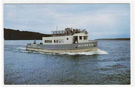 Nichevo Bayfield Madeline Island Ferry Boat Wisconsin Postcard | Etsy ...