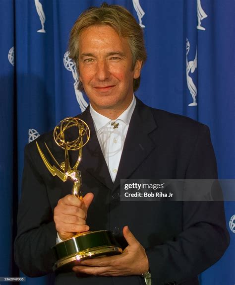 Emmy Winner Alan Rickman at the Emmy Awards Show, September 8,1996 in ...