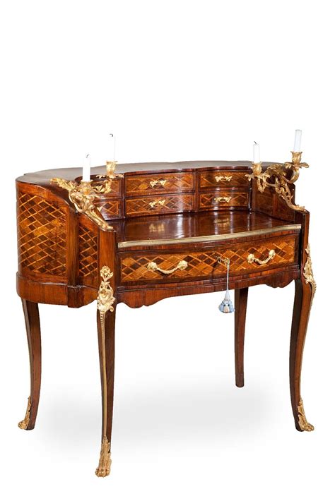 Louis XV, Rococo: Furniture and Decorative Arts | Rococo, French desk and Antique furniture