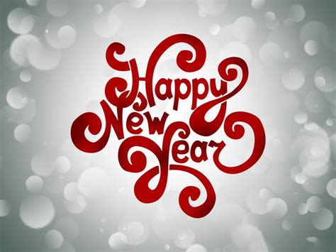 Happy New Year Wishes Greetings Text Hd Wallpaper