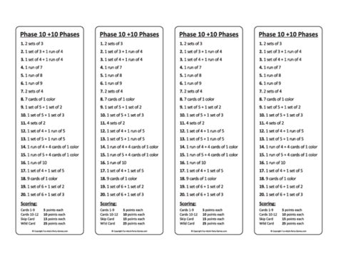 (PDF) Printable-phase-10plus10-phases | Arcángel caído - Academia.edu