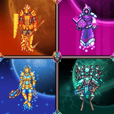 What if the Celestial Pillars were bosses? - Terraria | Pix art, Terrarium, Fantasy character design