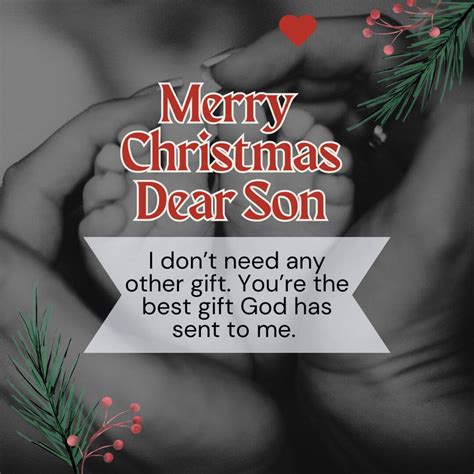 Top 100 Merry Christmas Wishes for Son 2024 - Quotes Square