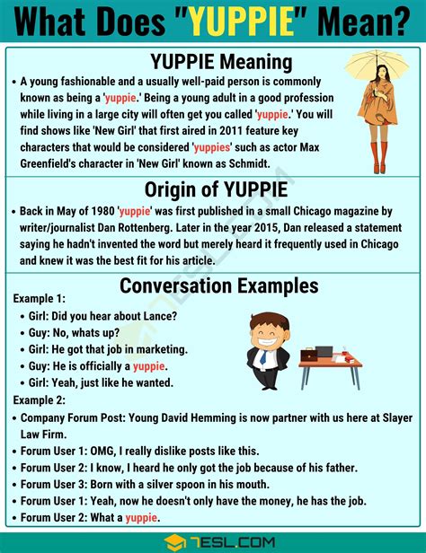 Yuppie Meaning: What Does Yuppie Mean? with Useful Conversations • 7ESL