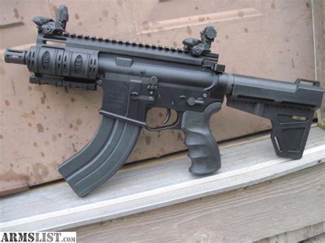 ARMSLIST - For Sale: 7.62x39 micro AR15 pistol 4.5 inch barrel and a ...