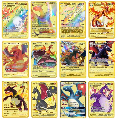 Buy Summer Sun 12 Charizard Cards Vmax - Gold Cards GX DX VMAX V - Rare ...