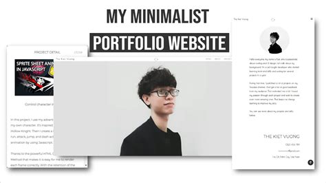 My Inspirational Portfolio Web Design - Super Minimalist and Smooth ...