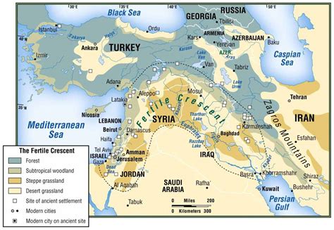 Coasting on Coast: The Fertile Crescent is an ancient area of fertile...