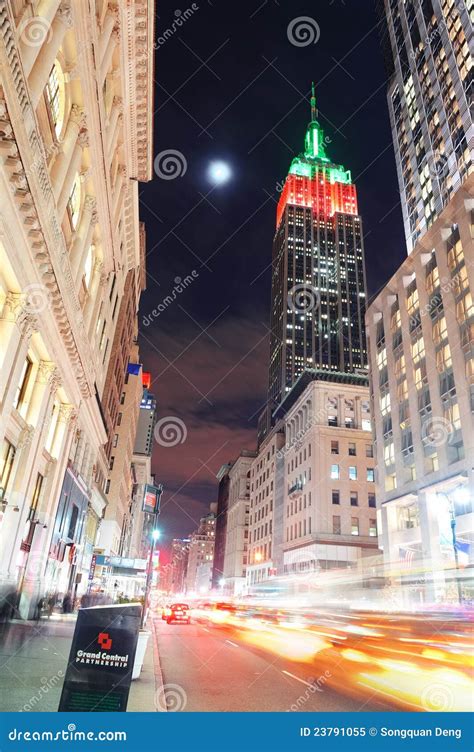 Empire State Building Night View Editorial Image - Image of illuminate, cityscape: 23791055