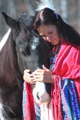 Cherokee Woman & Horse | Model Release on File | Flickr