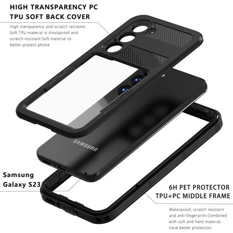 REDPEPPER Samsung Galaxy S23 case - Black | Spares.se