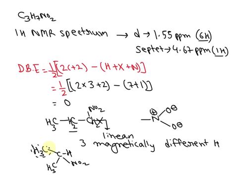 A compound ofthe molecular formula C3H7NO2 shows the following signals in the 1H NMR spectrum ...