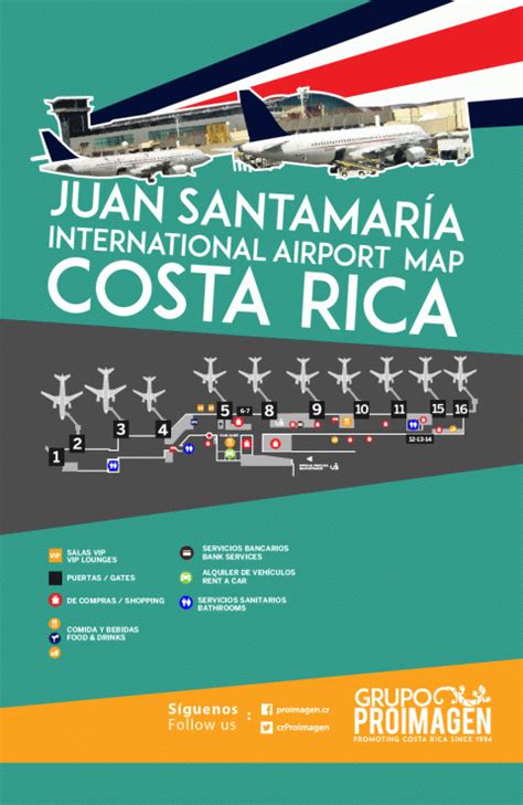 “Map of Juan Santamaría International Airport” - Travel Costa Rica