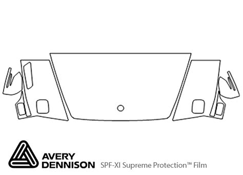 Avery Dennison™ Mercedes-Benz G-Class 2015-2018 Hood Paint Protection Kit | Clear Bra PPF