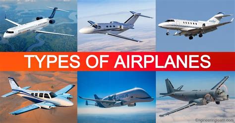 20 Types of Airplanes and Their Uses [With Pictures & Names ...