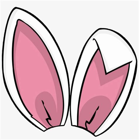 Bunny Rabbit Ears Features Face Head Pink White Girly - Bunny Ears Clip Art - 999x958 PNG ...