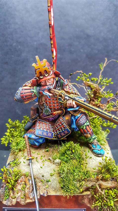 Samurai Ashigaru Japanese Azuchi-Momoyama Period 1568 by Alfonso Sanchez · Putty&Paint