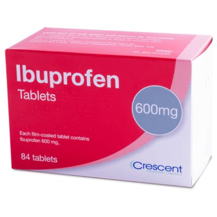 Ibuprofen Tablets - 600mg - Crescent Pharma