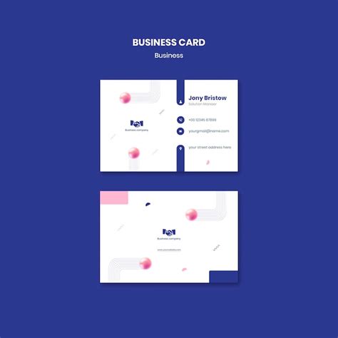 Free PSD | Abstract business card template