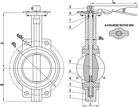 Cast Iron Wafer Butterfly Valves | Without Pin, Single Shaft