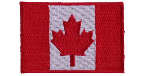 Canada Flag Patch Small Embroidered Iron On | Embroidered Patches by Ivamis Patches