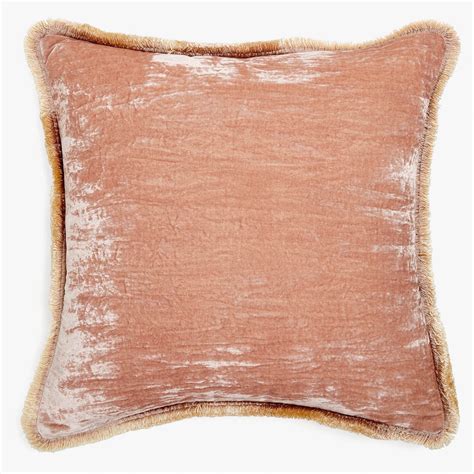 Silk Velvet Fringe Pillow – abc carpet & home