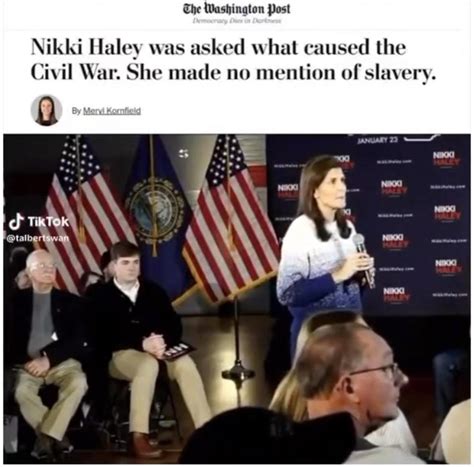 Nikki Haley on Civil War and Slavery – Garrett County NAACP