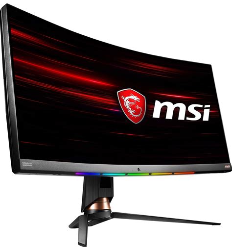 Buy MSI Optix MPG341CQRV 34 inch Ultrawide 120hz 1ms UWHD 3440 x 1440p Curved Gaming Monitor ...