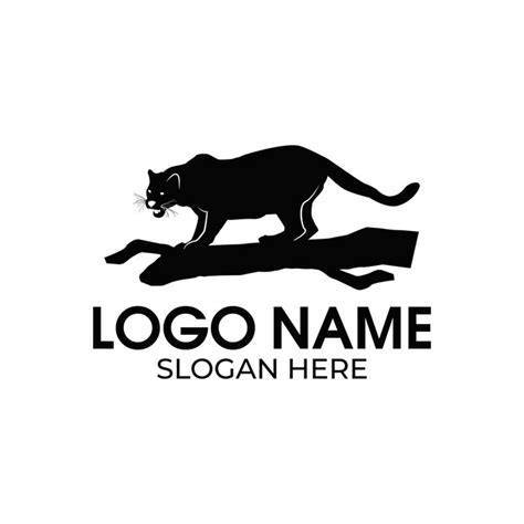 Premium Vector | Black lion logo design
