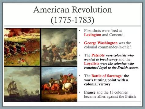 PPT - American Revolution (1775-1783) PowerPoint Presentation, free ...