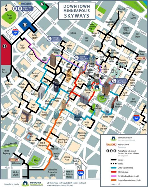 Minneapolis Skyway Map - Minneapolis Skyway Map Printable - Printable Maps