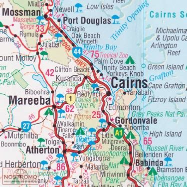 CAIRNS & REGION | road map | nostromoweb