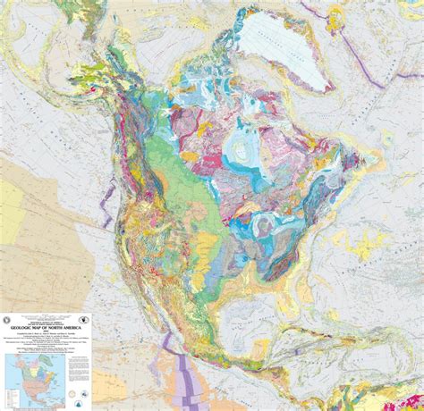 Geologic Map of North America – Physical Geology Laboratory