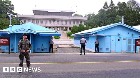 The border between North and South Korea - BBC News