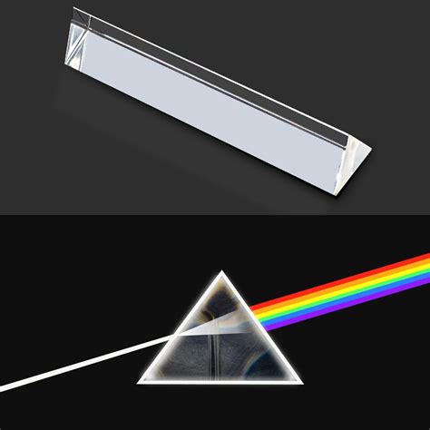 Tensphy Triangular Photography Prism Optical Glass Triple Prism Rainbow Maker | Rainbow maker ...