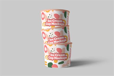 Ice Cream Cup Mockups 2 - Design Cuts