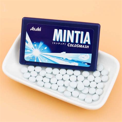 Asahi Mintia Mints - Cold Smash | Sugarless, Japan candy, Japanese ...