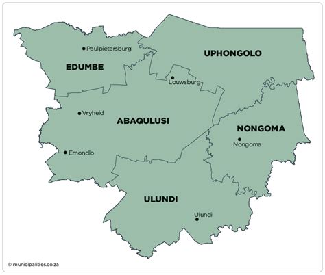 uPhongolo Local Municipality - Map