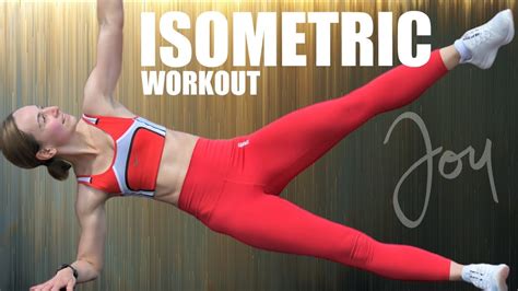 15 Min ISOMETRIC Holds Workout | Legs and core focus - YouTube