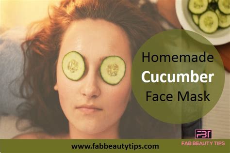 18 Homemade Cucumber Face Mask | Fab Beauty Tips