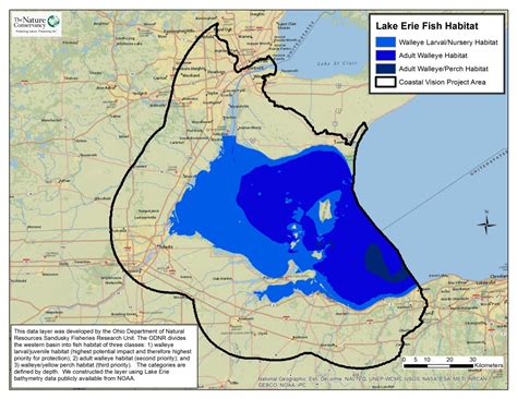 Walleye Lake Habitat Map