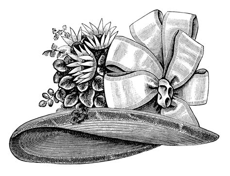 victorian hat clipart - Clip Art Library
