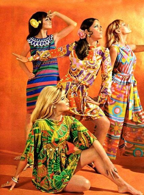 1960's Mod Fashion style color photo print ad models magazine mini ...