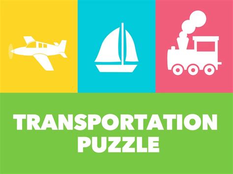 Transportation Puzzle Free Games online for kids in Nursery by Tiny Tap