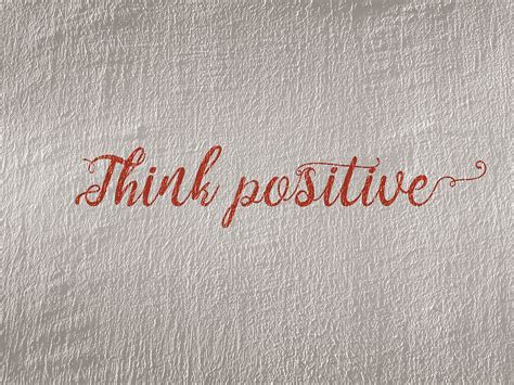 HD wallpaper: Think Positive text illustration, communication, western script | Wallpaper Flare