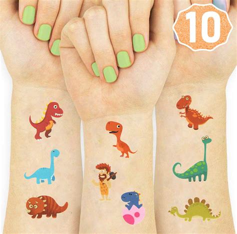 Buy Party Propz Dinosaur Temporary Tattoos for Kids, Fake Children's ...